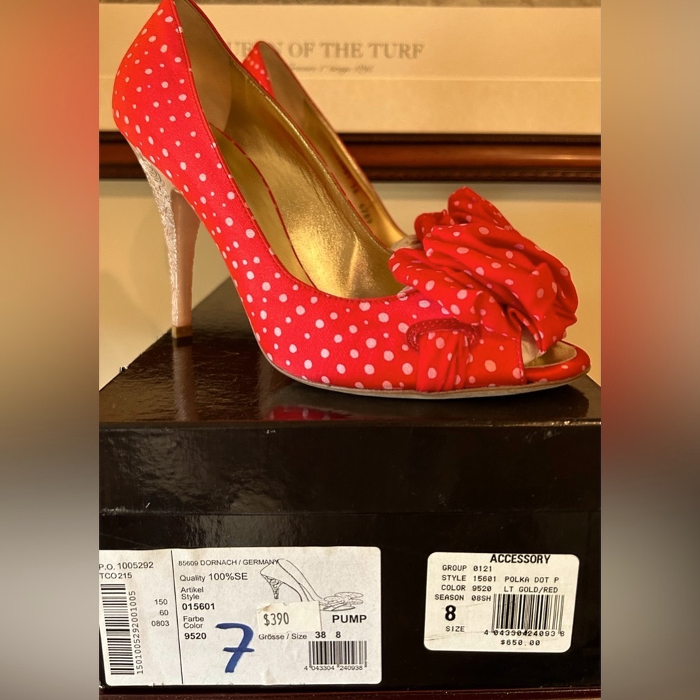 🍄 Stunning NWT formal authentic ESCADA gown w matching shoes!🍄 - Picture 2 of 15